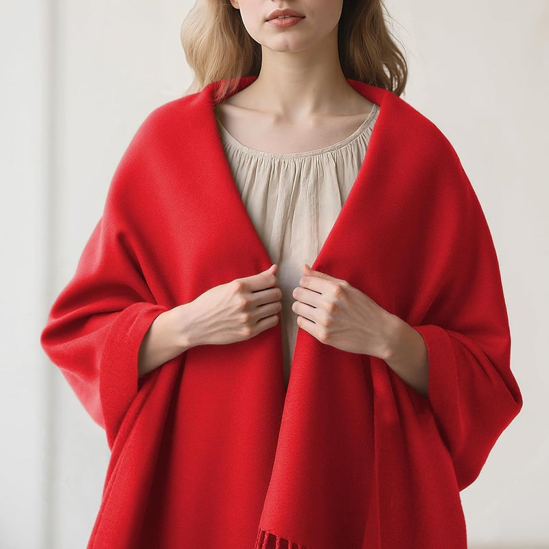 Darller Winter Scarf for Women Pashmina Shawls and Wraps for Evening Dresses Wedding Party Bridesmaid Warm Long Scarves Shawl - Image 5